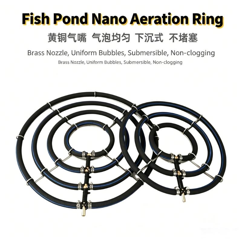 Home Fish Oxygen Diffuser for Pond Work, Round Hose Port, Fish Pond and Culture Pool Aerator Accessory for Daily Use