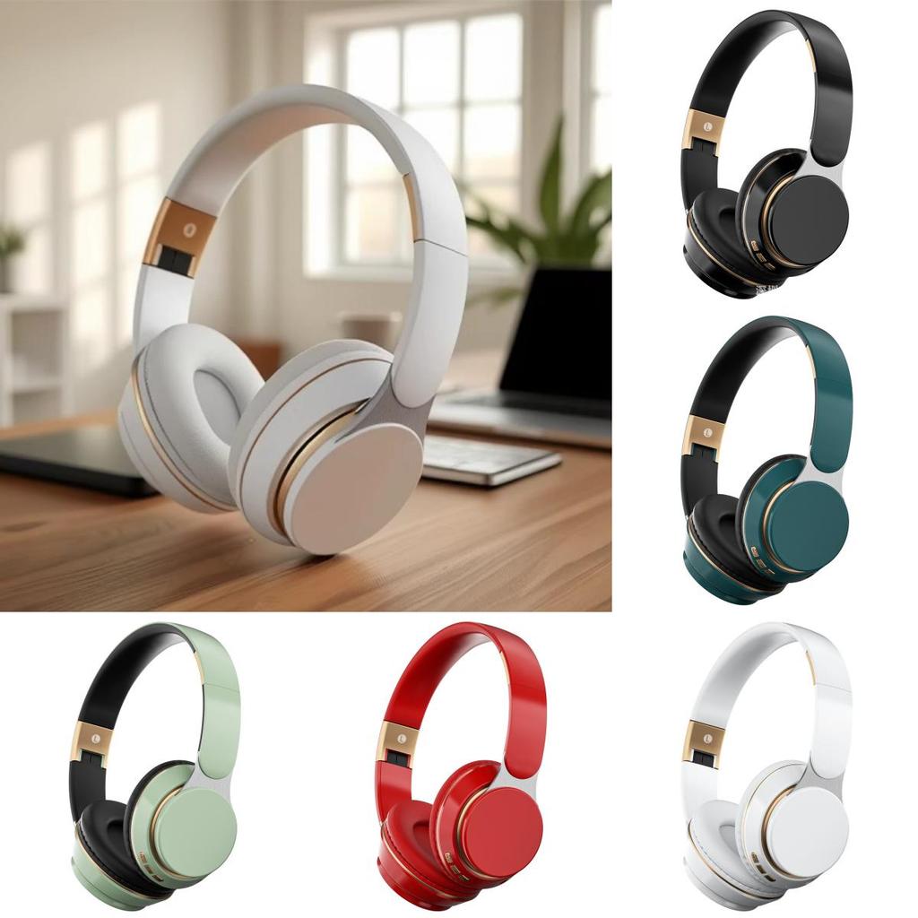Складные Bluetooth-наушники для спорта, накладные, с долгим сроком службы батареи, для активного использования
