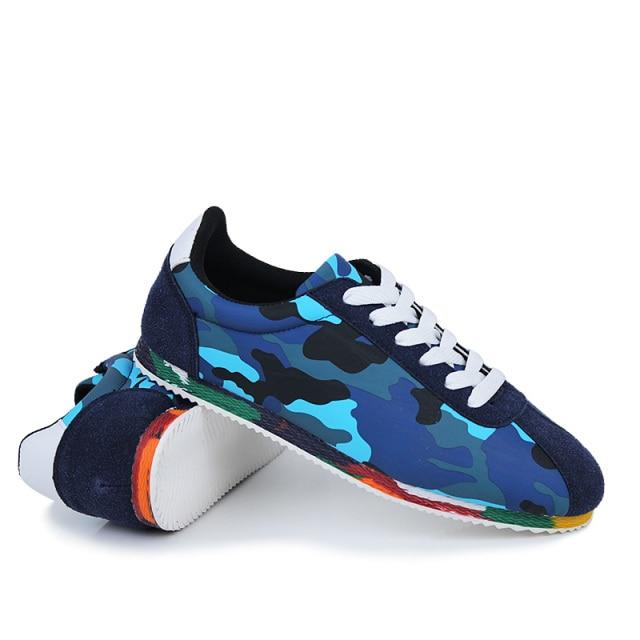 Модные замшевые кроссовки мужские легкие хип-хоп мужские кроссовки для бега с цветочным принтом и вышивкой китайская обувь Chaussures Homme