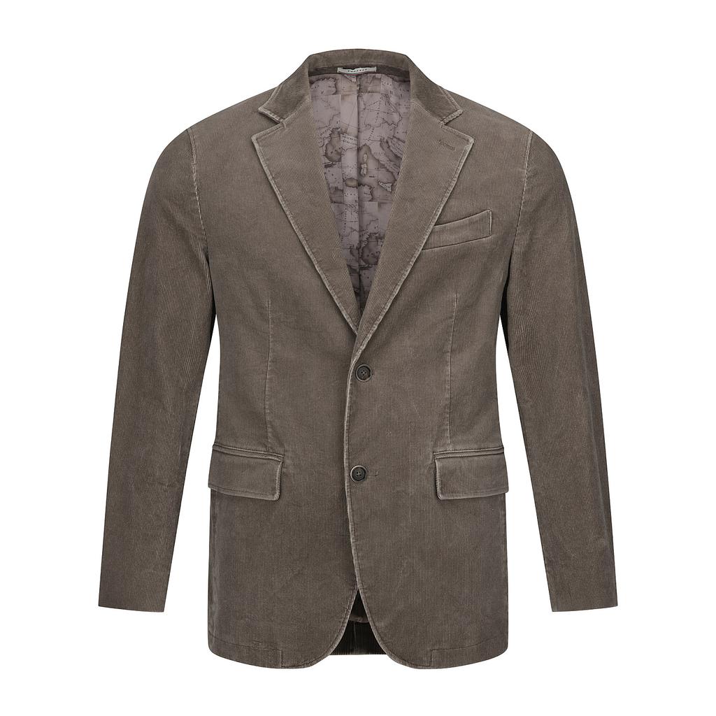 Ferraromilano Corduroy Pig Wash Cotton Spandex Jacket D/Beige (Am0Fozc45154)