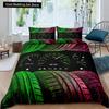 Race Car King Queen Duvet Cover Cool Speed Racing Bedding Set Teens Men Black Sport Car Quilt Cover Polyester Comforter Cover