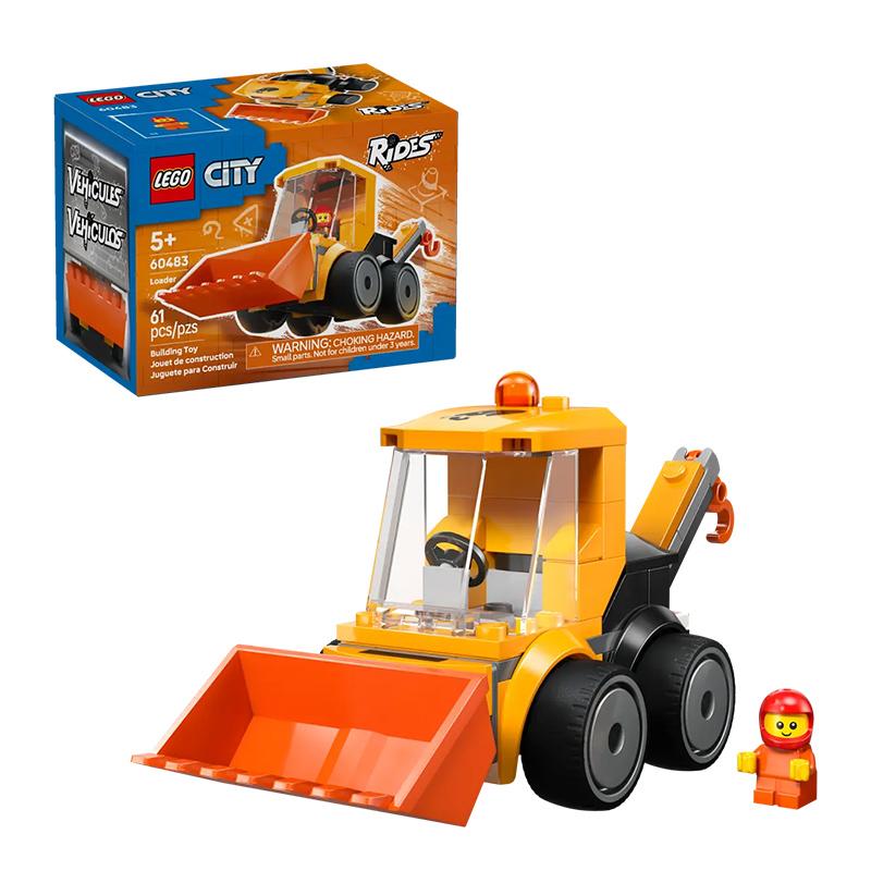 LEGO 60483 Городские Поездки – Строительный Погрузчик