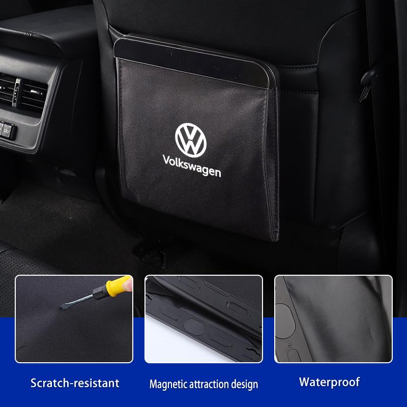 PIG1 Car Oxford Fabric Cloth Waterproof Magnetic Garbage Storage Bag For VW GTI Passat Golf Touareg Touran Sharan Beetle Sportcoupe