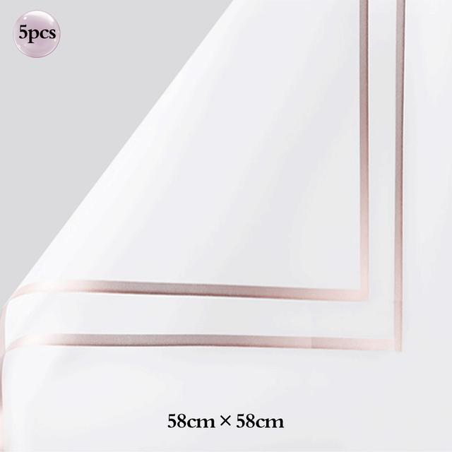 5 шт./лот, оберточная бумага для букета, День святого Валентина, свадебная оберточная бумага с розами и цветами, ленты для упаковки цветов на день рождения