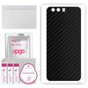 apgo Защитная наклейка для задней панели, совместимая с Huawei P10 Plus, пленка для обертывания, фольга, винил - узор Carbon Black