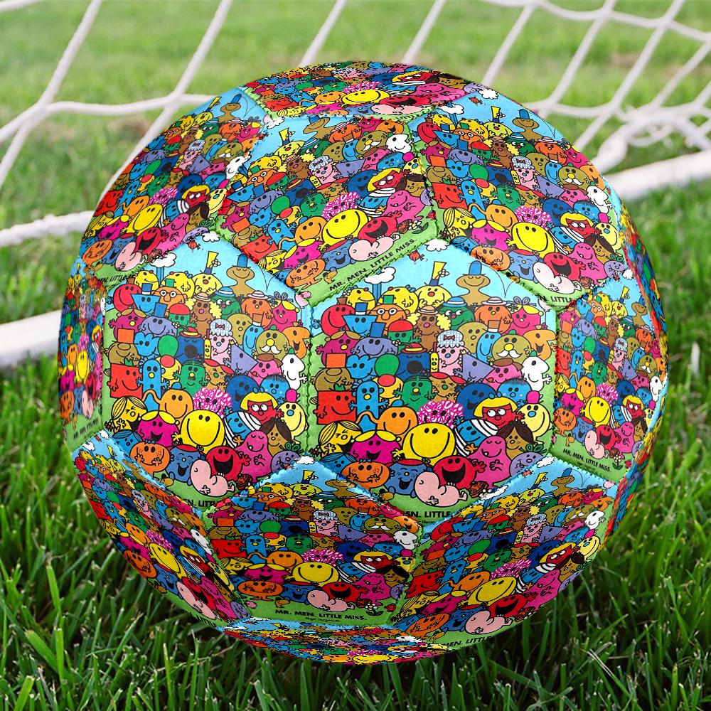 Mr Man Colorful Creatures Size 5 Soccer Ball,Indoor/Outdoor Suitable for Training Matches Tournaments Practice Games Perfect Gift for Fan