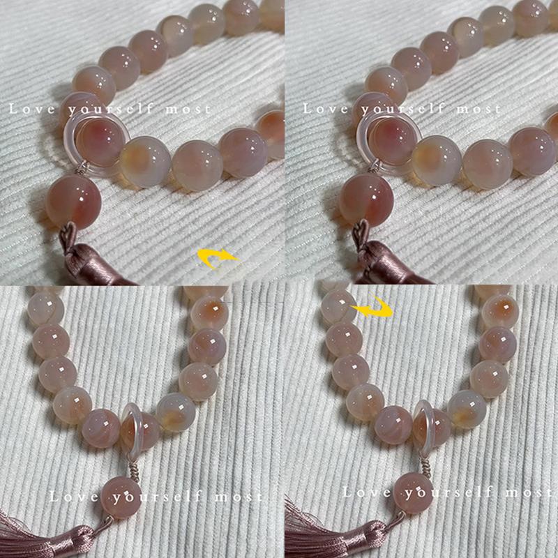 12 мм бусины с кисточками, браслет, ожерелье, тибетские буддийские четки