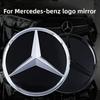 AAVW1 3D ABS logo The front grille star logo badge mirror bottom for Mercedes-Benz for Mercedes-Benz W177 X253 GLC/GLE-Class 2019-2021