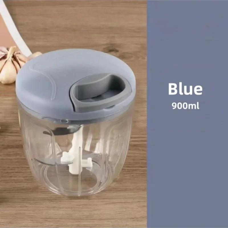 900ml Multifunctional Vegetable Cutter Handheld Meat Grinder Household Manual Meat Mincer Garlic Chopper Tools Kitchen Gadgets