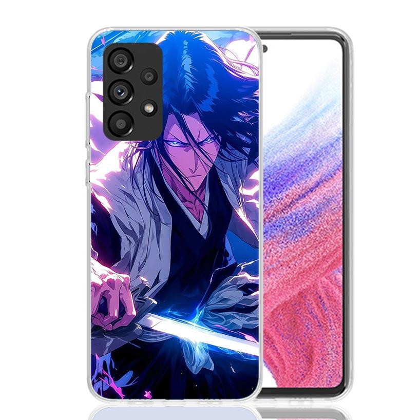 Чехол для телефона Bleach Кучики Бьякуя для Samsung Galaxy A17 A16 A14 A15 A13 A57 A56 A54 A55 A53 A37 A36 A34 A35 A33 A26 A24 A25 A23