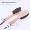 Long-Handled Horsehair Bristle Shoe Brush for Suede and Nubuck