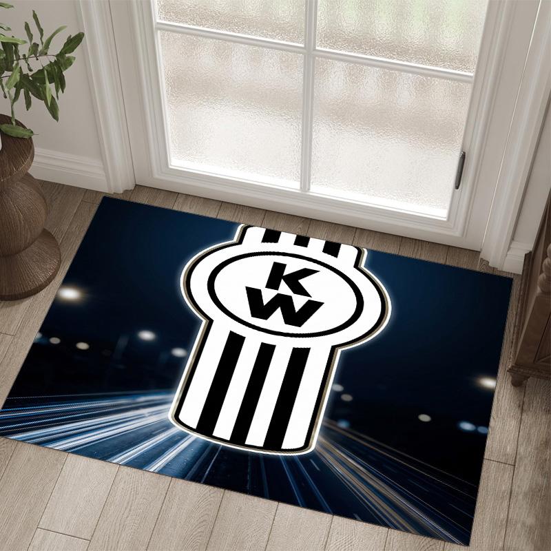 Kenworth Design Crystal Velvet Carpet Cozy Non?Slip Printed Rug For Bedroom Living Room Entrance