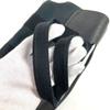 HERMES Valparaiso PM Tote Bag Flap Bag Hand Bag cotton / Leather Black