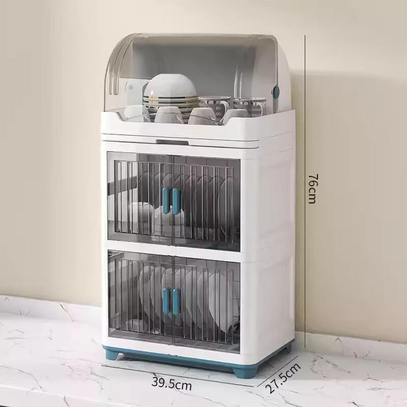 Yunshuang 3-ярусная алюминиевая кухонная сушилка для посуды