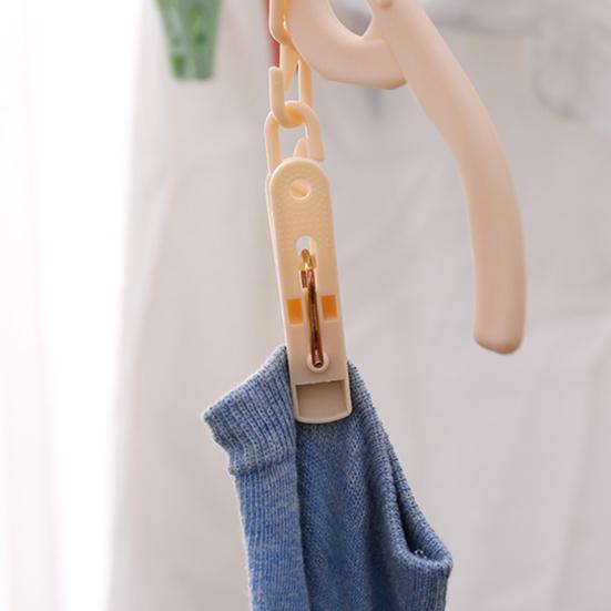 10 шт. Портативная складная вешалка для одежды с 2 прищепками, прочные дорожные брюки, сушилка для одежды, аксессуары для путешествий