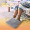 Winter Electric Foot Heating Pad USB Charging Washable Soft Plush Foot Heater Home Office Foot Warming Mat Keep Warm Tools