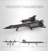 SR-71 Blackbird Разведывательный Самолет ВВС США Модель Истребителя Конструктор Игрушка Детские Конструкторы Подарок 183 детали