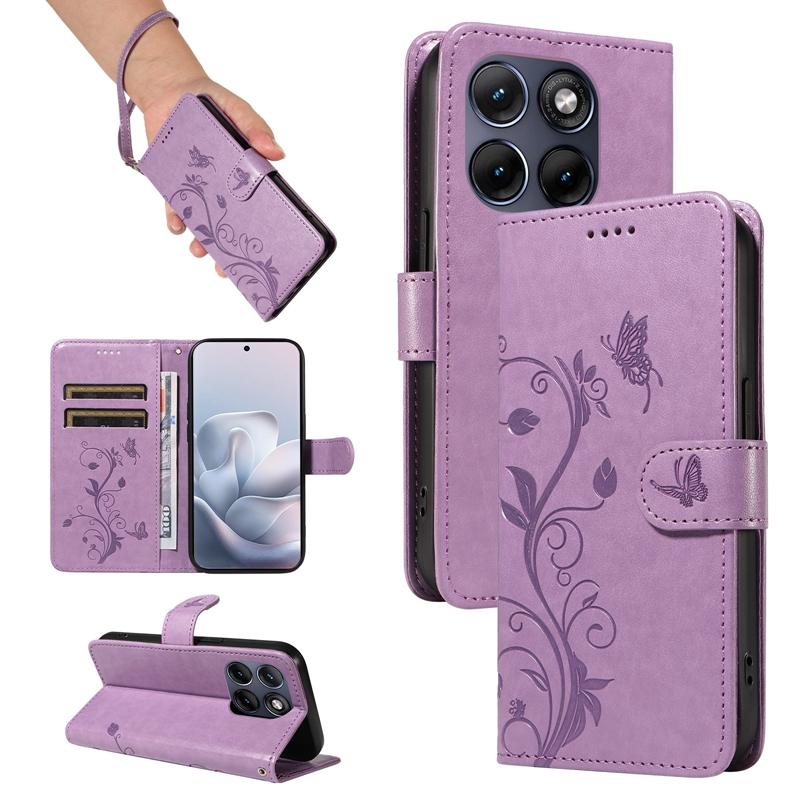 Flower Tree Printed Credit card case for Moto Edge 70 Fusion 5G, For Google Pixel 9A/10A Wallet Flip case cover