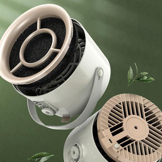 Kitchen Exhaust Fan Indoor Desktop Cooker Hood with 3 Speeds Small Apartment Ventilation for Electric Cookers BBQ