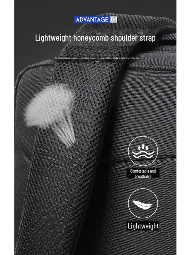 «Высококачественный водонепроницаемый рюкзак Oxford для путешествий, бизнеса и учебы — дизайн унисекс с отделением для ноутбука»