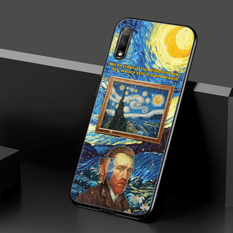 Van Gogh Starry Sky Art Case For Huawei Honor 10X Lite 7A 8A 9X 20 Pro 7S 8C 8S 8X 9A 9C 10i 20i 30i 20E 20S 8 10 Lite Cover