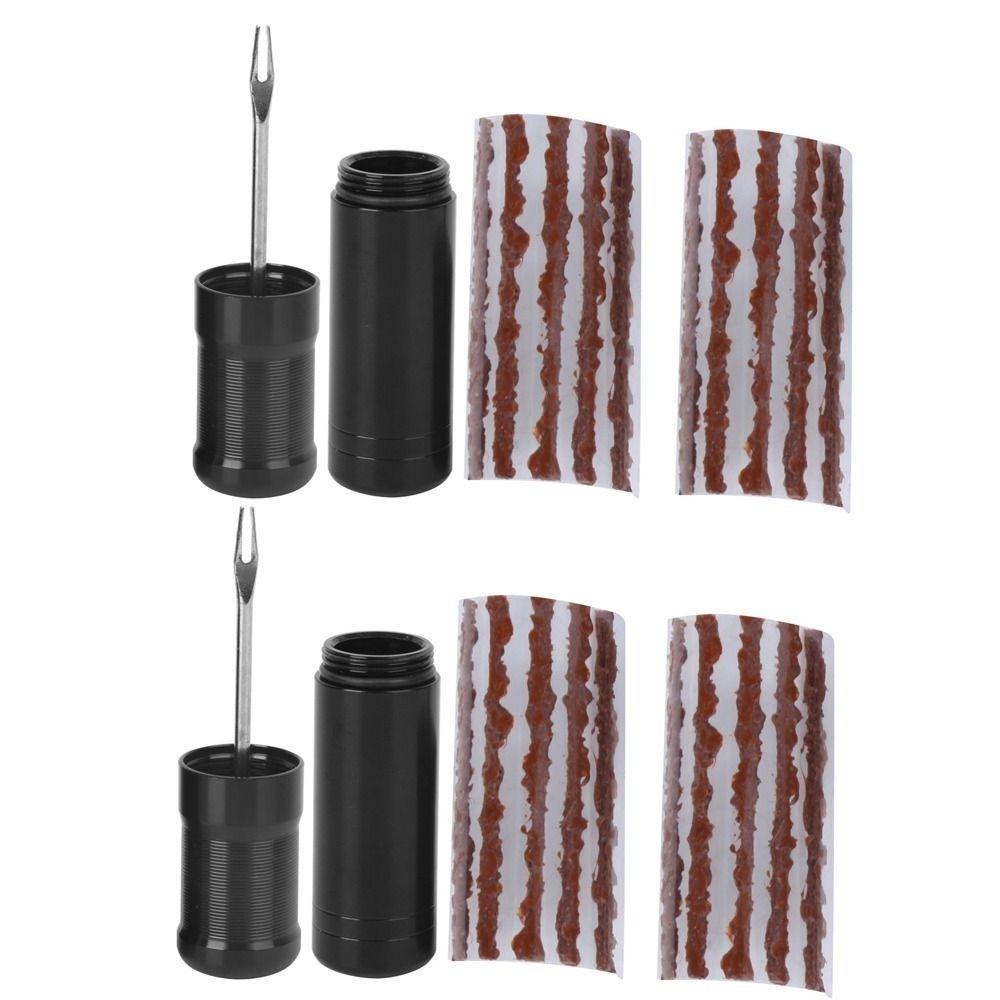 2 Set with 20 Rubber Strips Bicycle Tire Repair Tool Bike Tire Repair Tool Emergency Repair