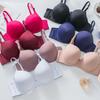 Push Up Bra Seamless Plus Size Brassiere Sexy Solid Color Underwar Underwire Female Lingerie 38CD-48CD