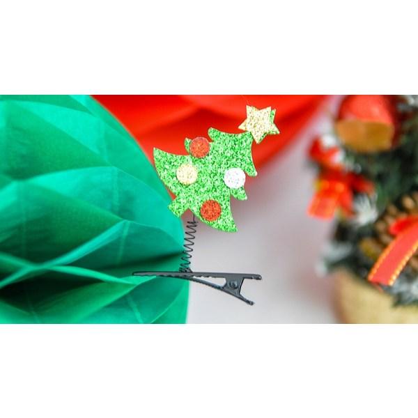 Party Show Tongs Christmas Hairpin Tree