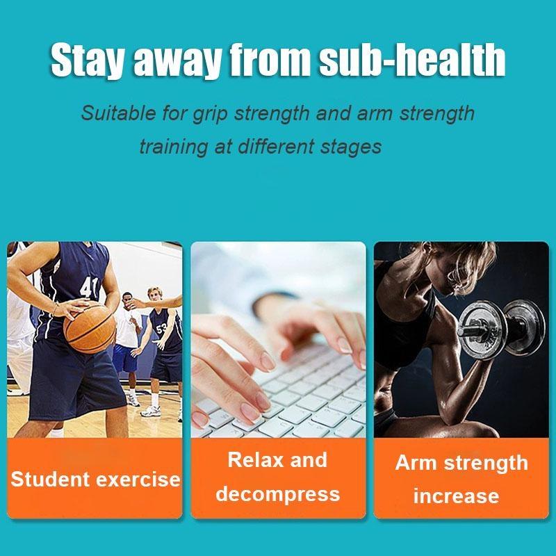 Тренажер с двойной силой захвата, реабилитационная тренировка рук, силиконовое кольцо для захвата, повышает прочность запястья