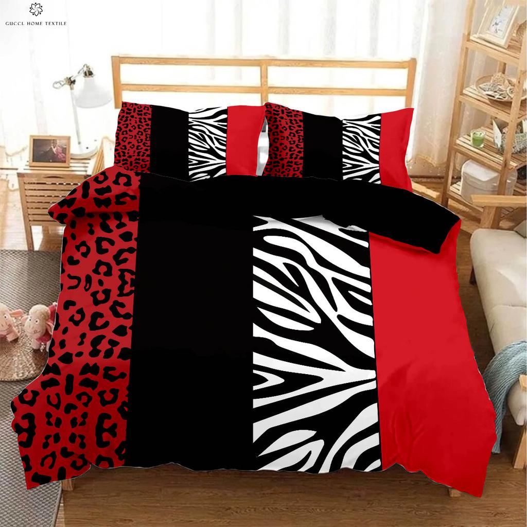 Black And White Zebra Pattern Animal Texture 3d Printed Quilt Cover Bedding Set Duvet Cover Pillowcase 3 Pieces