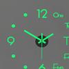 3D DIY Wall Clock Simple Installation Battery-Powered Quiet Modern Nordic Wall Clock for Living Room Bedroom