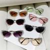 1pc Oversized Diamond Sunglasses for Women Fashion Cat Eye Rhinestone Sunglasses Bling Jeweled Frame Costume Party Glasses