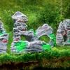Аквариум и аквариум украшения смоляные камни водная трава имитация микроландшафт домашние поделки и украшения