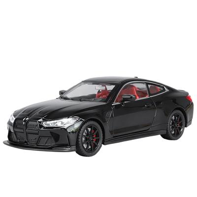 1/24 BMW M4 IM Суперкар Сплав Мышекар Модель Звук и Свет Оттяжка Детская Игрушка Коллекционные Предметы Подарок на День Рождения
