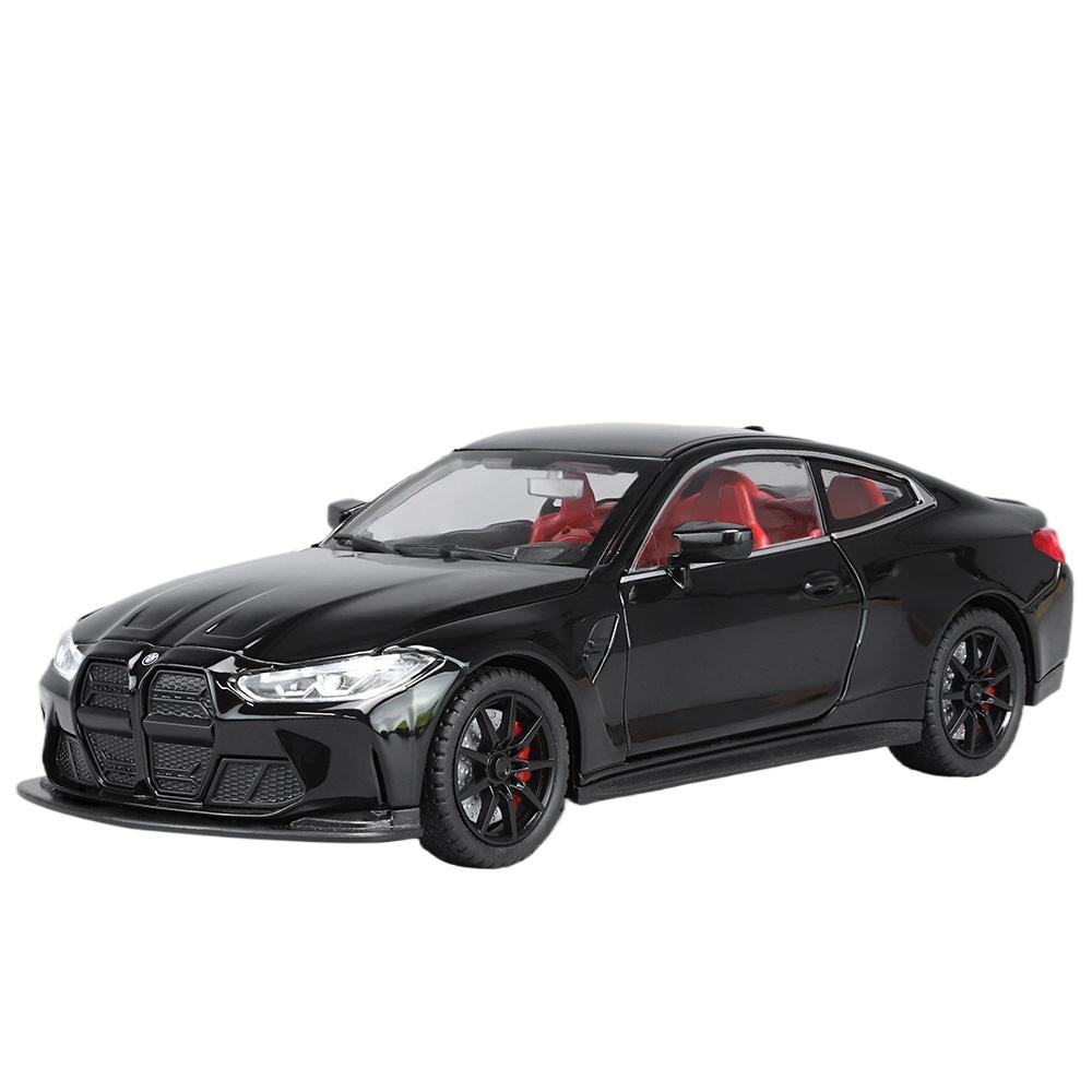 1/24 Scale BMW M4 Sport Alloy Car Model Simulation Diecast Toy Vehicle Collection Home Decor Children Boy Birthday Gift Toy Car