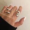 VENTFILLE 925 Sterling Silver Irregular Ring for Women Geometry Versatile Minimalism Accessories Jewelry Gift Dropshipping