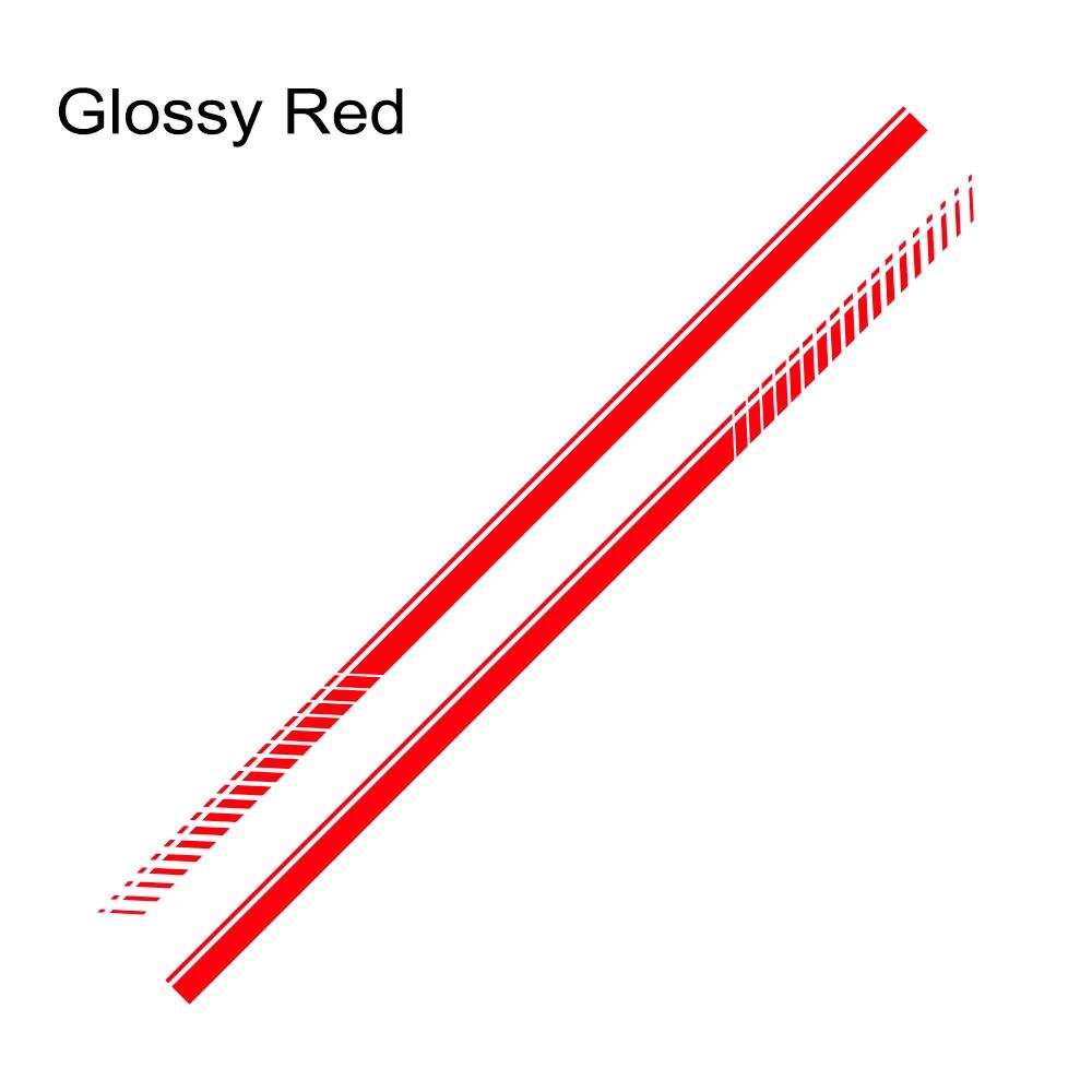 2 шт. Наклейки для украшения боковой линии талии двери автомобиля, гоночные полосы, декор кузова автомобиля, виниловая пленка, наклейки, аксессуары для Toyota Hiace