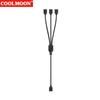 ARGB Splitter Hub 5V 3PIN Connector 1 To 2/3/4 Chassis Fan Splitter Synchronization Tensile Resistant for PC Light Strip Fans