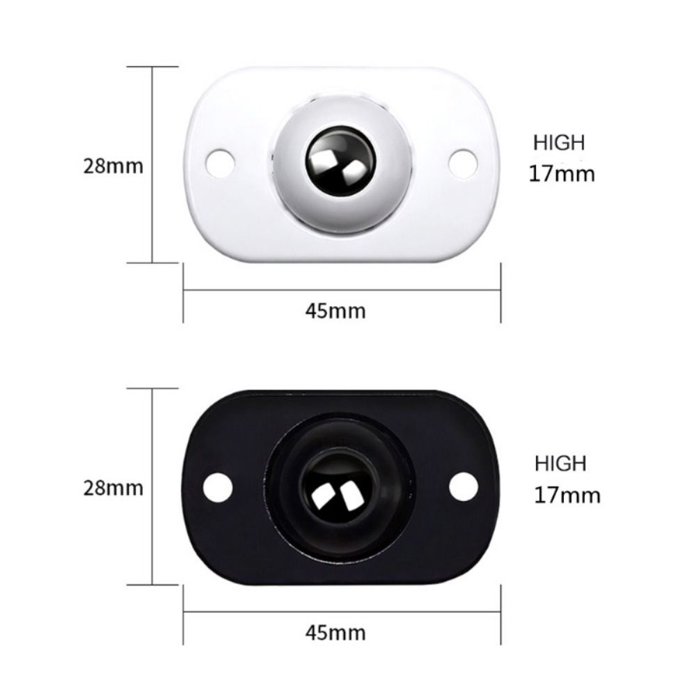 4Pcs/set Self Adhesive Caster Wheel Mini Mute Flower Pots Trash Can Furniture Casters Heavy Duty Moving For Furniture