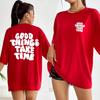 Good Things Take Time Art Letter T Shirts Women Fashion Cotton Tops O-Neck Casual Tee Shirt Summer Comfortable Sportswear
