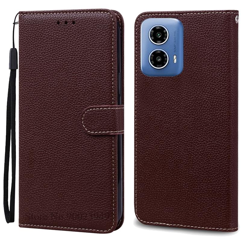 Для Moto G34 5G чехол кожаный кошелек раскладной телефон чехол для Motorola G34 5G чехол книжка чехол для Moto G34 чехол Fundas Shell