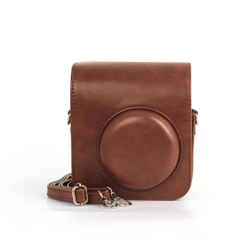 Мягкая сумка-чехол для камеры из ПУ-кожи с плечевым ремнем для камеры Instax Mini12