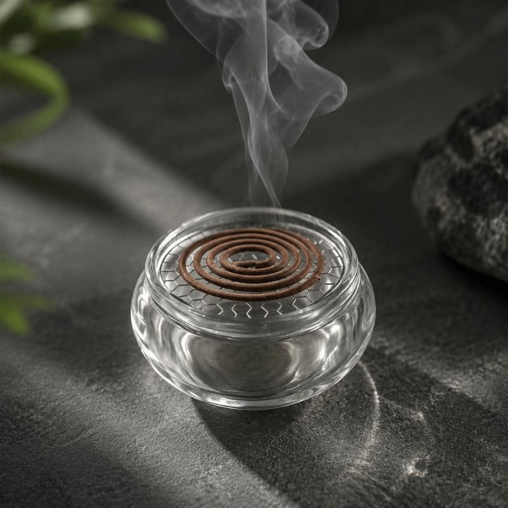 Creative Aromatherapy Stove Glass Fragrance Censer Ancient Style Incense Burner Home Decor