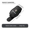 DLOUS1 Car Glasses Clip Sunshade Storage Clip Sunglasses Organize For Alfa Romeo Giulia 147 Mito 156 159 166 GT Stelvio Brera Volante