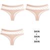 TERMEZY 3Pcs/Set Hollow Out G-String Seamless Sexy Panties Women  Elasticity Underwear Temptation Middle-waist Panty