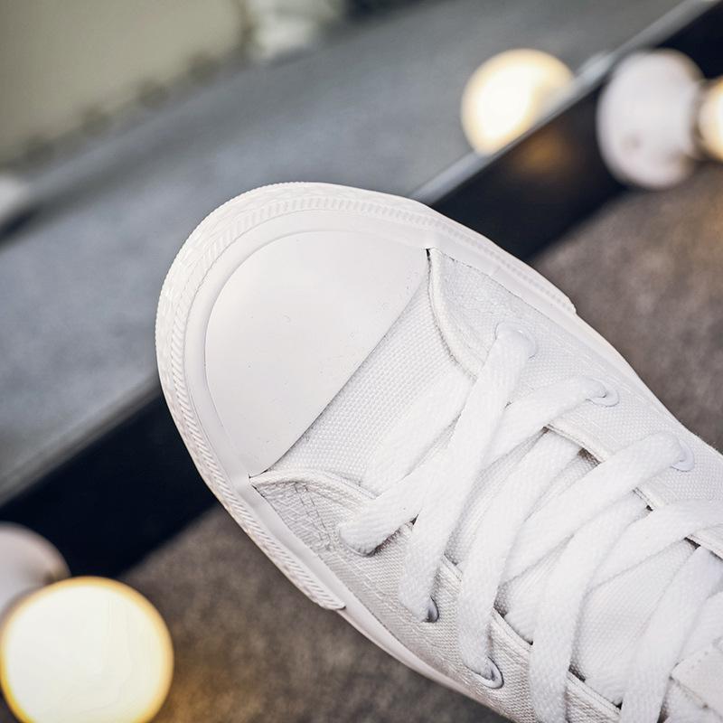 Весенне-осенняя женская обувь. Холщовая повседневная обувь с высоким берцем. Длинные сапоги. Удобные ботинки на плоской подошве на шнуровке и молнии. Кроссовки.