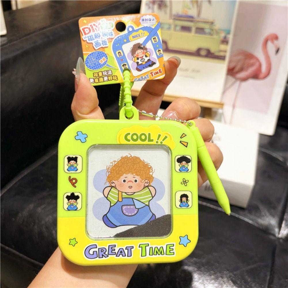 Creative Magnetic Drawing Painting Board Funny Mini Steel Bead Pendant Party Favor
