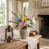Real Touch Simulated Flower Handmade Wedding Bouquets Silk Fake Bouquets  Party Decor