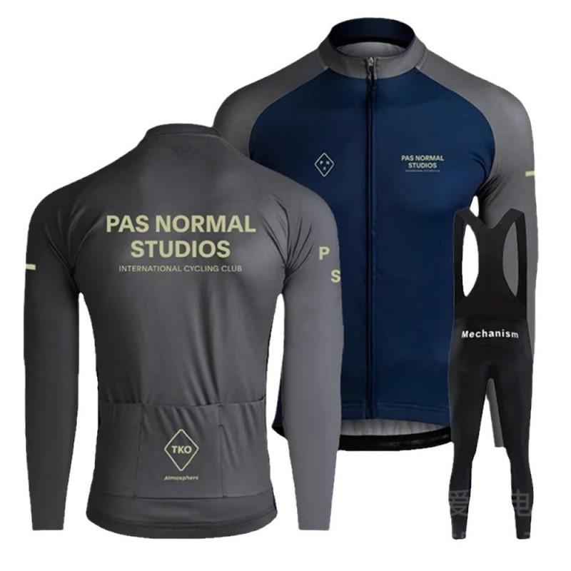 Winter Cycling Jersey Long Sleeve Thermal Windproof Bike Wear Men Women