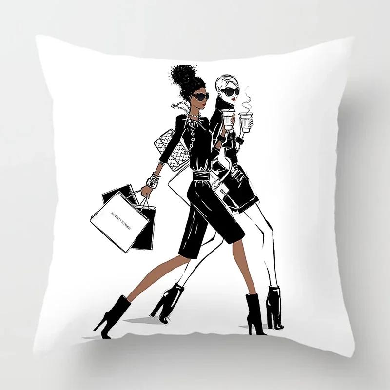 Скандинавская мода Женская наволочка Декорация Украшение дома Гостиная Диван Наволочка для подушки Украшение кровати Наволочка